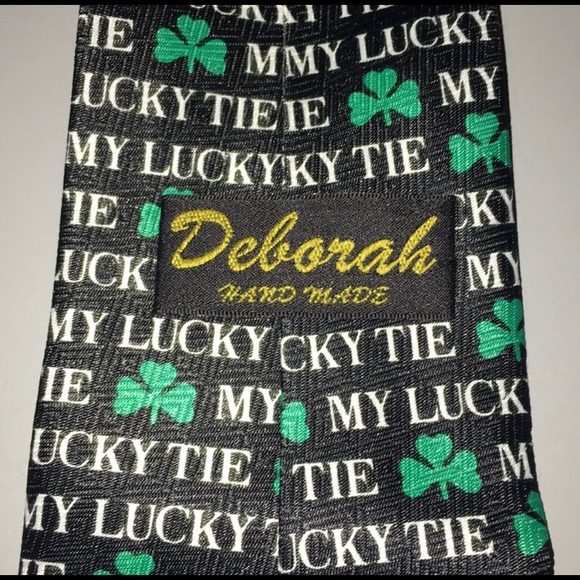 💐Lucky Shamrock Tie - Picture 3 of 4